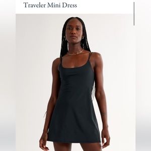 Abercrombie black traveler dress